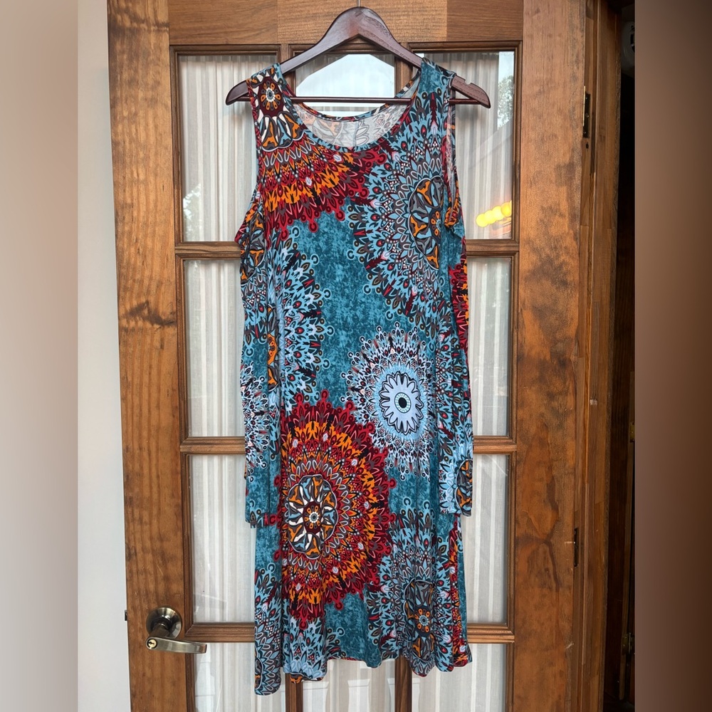 Bohemian Multicolor Sleeveless Dress